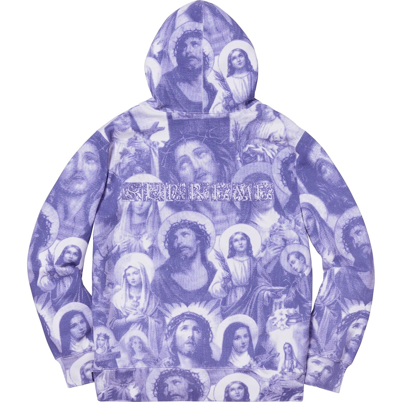 Jesus and Mary Hooded Sweatshirt view 8